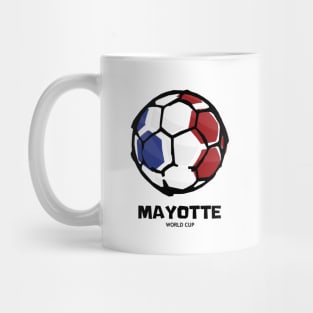 Mayotte Football Country Flag Mug